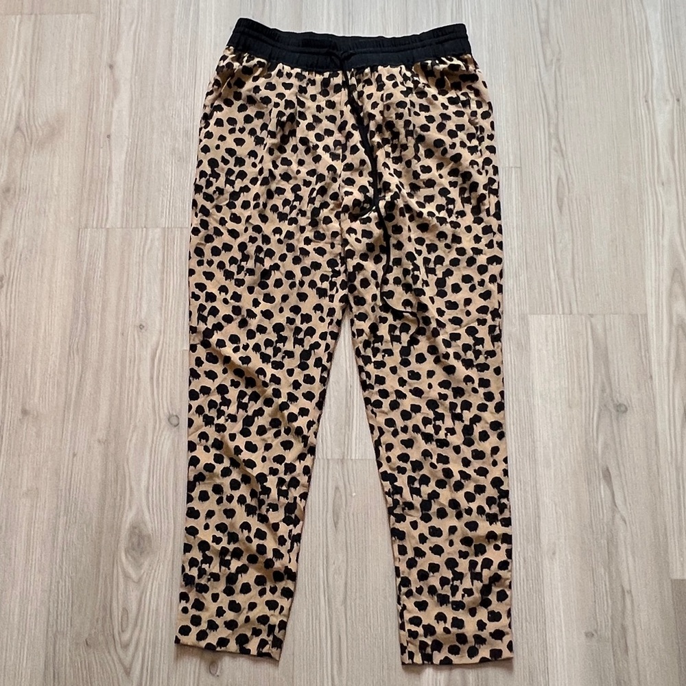 A.L.C. silk leopard joggers